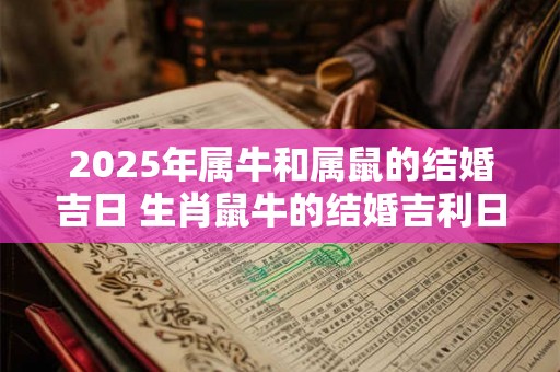2025年属牛和属鼠的结婚吉日 生肖鼠牛的结婚吉利日子 2025年属牛和属鼠的结婚吉日 生肖鼠牛的结婚吉利日子