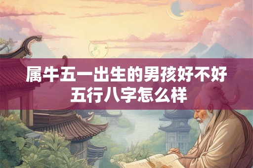 属牛五一出生的男孩好不好 五行八字怎么样 属牛五一出生的男孩好不好 五行八字怎么样