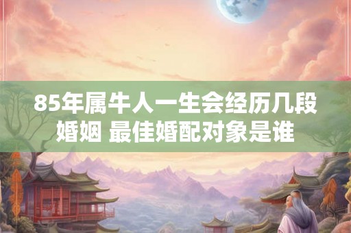 85年属牛人一生会经历几段婚姻 最佳婚配对象是谁 85年属牛人一生会经历几段婚姻 最佳婚配对象是谁