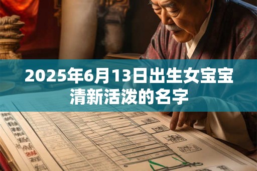 2025年6月13日出生女宝宝清新活泼的名字 2025年6月13日出生女宝宝清新活泼的名字