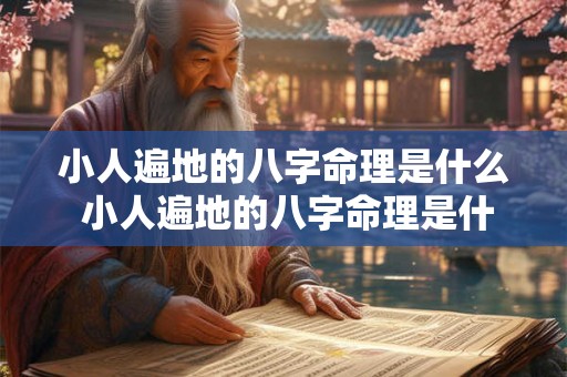 小人遍地的八字命理是什么 小人遍地的八字命理是什么意思