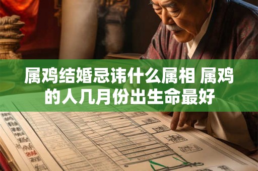 属鸡结婚忌讳什么属相 属鸡的人几月份出生命最好 属鸡结婚忌讳什么属相 属鸡的人几月份出生命最好