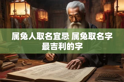 属兔人取名宜忌 属兔取名字最吉利的字 属兔人取名宜忌 属兔取名字最吉利的字