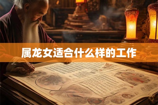 属龙女适合什么样的工作