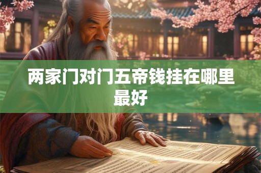 两家门对门五帝钱挂在哪里最好 两家门对门五帝钱挂在哪里最好