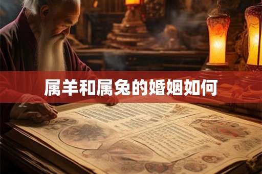 属羊和属兔的婚姻如何