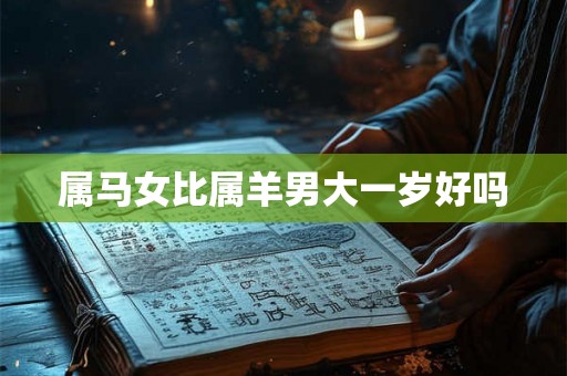 属马女比属羊男大一岁好吗