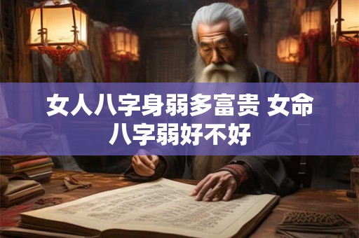 女人八字身弱多富贵 女命八字弱好不好 女人八字身弱多富贵 女命八字弱好不好