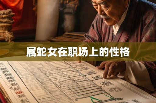 属蛇女在职场上的性格 属蛇女在职场上的性格