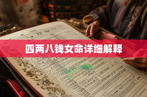 四两八钱女命详细解释 四两八钱女命详细解释
