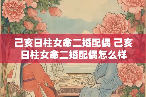 己亥日柱女命二婚配偶 己亥日柱女命二婚配偶怎么样