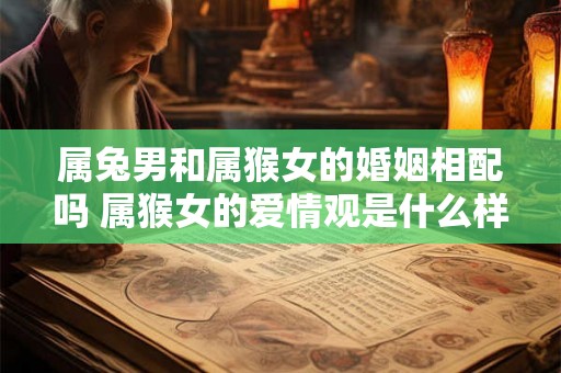 属兔男和属猴女的婚姻相配吗 属猴女的爱情观是什么样 属兔男和属猴女的婚姻相配吗 属猴女的爱情观是什么样