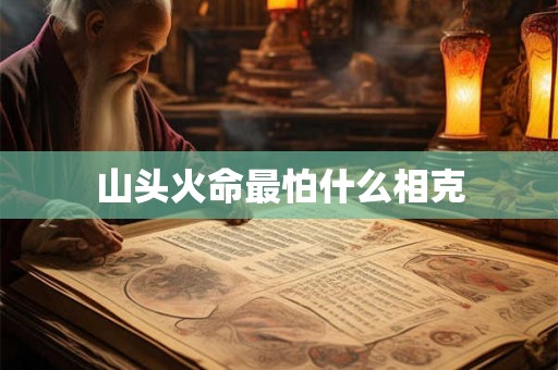 山头火命最怕什么相克