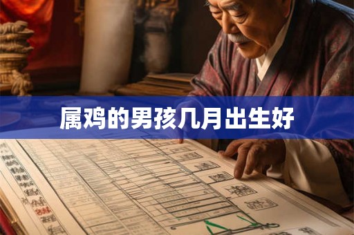 属鸡的男孩几月出生好 属鸡的男孩几月出生好