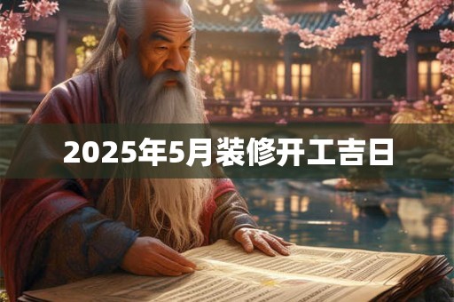 2025年5月装修开工吉日 2025年5月装修开工吉日