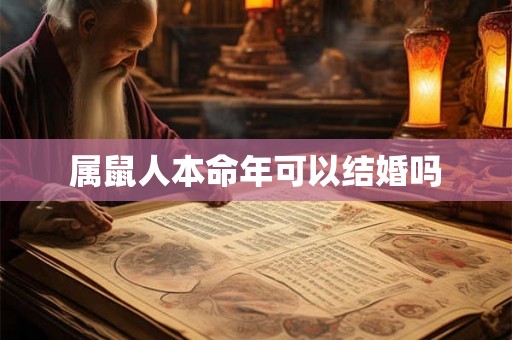 属鼠人本命年可以结婚吗 属鼠人本命年可以结婚吗