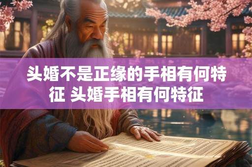 头婚不是正缘的手相有何特征 头婚手相有何特征 头婚不是正缘的手相有何特征 头婚手相有何特征