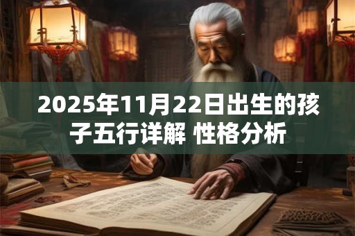 2025年11月22日出生的孩子五行详解 性格分析 2025年11月22日出生的孩子五行详解 性格分析