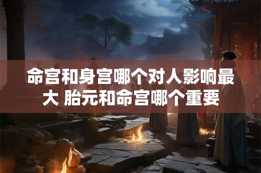 命宫和身宫哪个对人影响最大 胎元和命宫哪个重要 命宫和身宫哪个对人影响最大 胎元和命宫哪个重要