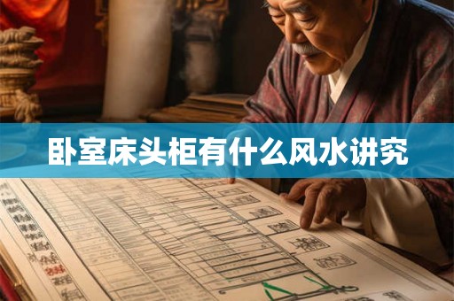卧室床头柜有什么风水讲究 卧室床头柜有什么风水讲究
