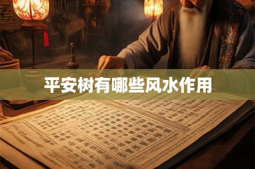 平安树有哪些风水作用 平安树有哪些风水作用