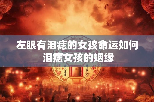 左眼有泪痣的女孩命运如何 泪痣女孩的姻缘