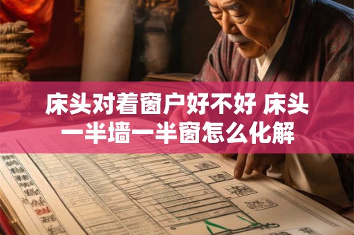 床头对着窗户好不好 床头一半墙一半窗怎么化解
