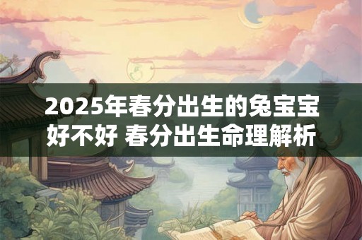 2025年春分出生的兔宝宝好不好 春分出生命理解析 2025年春分出生的兔宝宝好不好 春分出生命理解析