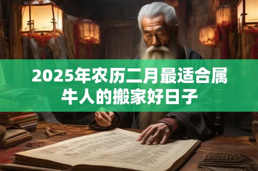 2025年农历二月最适合属牛人的搬家好日子 2025年农历二月最适合属牛人的搬家好日子