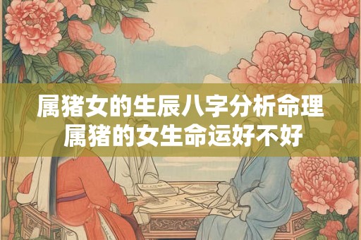 属猪女的生辰八字分析命理 属猪的女生命运好不好 属猪女的生辰八字分析命理 属猪的女生命运好不好