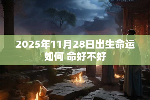2025年11月28日出生命运如何 命好不好 2025年11月28日出生命运如何 命好不好