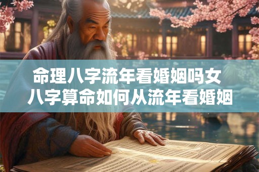 命理八字流年看婚姻吗女 八字算命如何从流年看婚姻何时到来 命理八字流年看婚姻吗女 八字算命如何从流年看婚姻何时到来