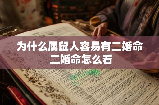 为什么属鼠人容易有二婚命 二婚命怎么看 为什么属鼠人容易有二婚命 二婚命怎么看
