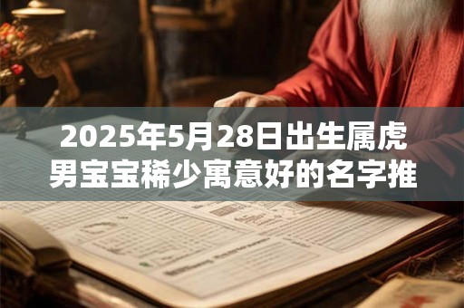 2025年5月28日出生属虎男宝宝稀少寓意好的名字推荐 2025年5月28日出生属虎男宝宝稀少寓意好的名字推荐