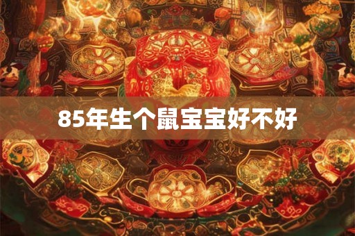 85年生个鼠宝宝好不好 85年生个鼠宝宝好不好