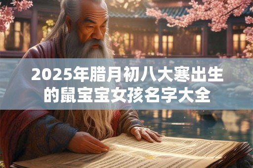 2025年腊月初八大寒出生的鼠宝宝女孩名字大全 2025年腊月初八大寒出生的鼠宝宝女孩名字大全