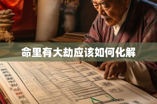 命里有大劫应该如何化解 命里有大劫应该如何化解