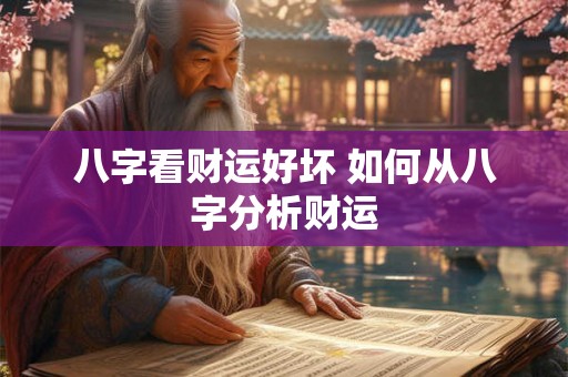 八字看财运好坏 如何从八字分析财运 八字看财运好坏 如何从八字分析财运
