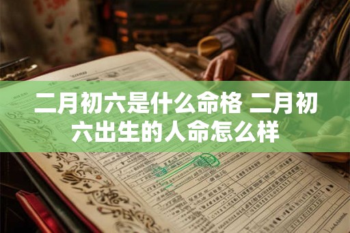二月初六是什么命格 二月初六出生的人命怎么样 二月初六是什么命格 二月初六出生的人命怎么样