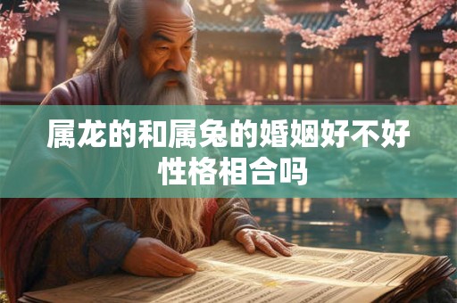 属龙的和属兔的婚姻好不好 性格相合吗 属龙的和属兔的婚姻好不好 性格相合吗