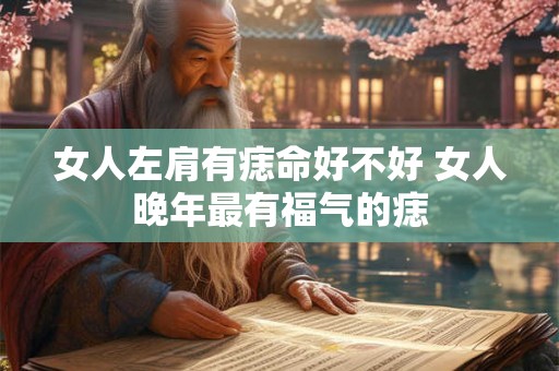 女人左肩有痣命好不好 女人晚年最有福气的痣