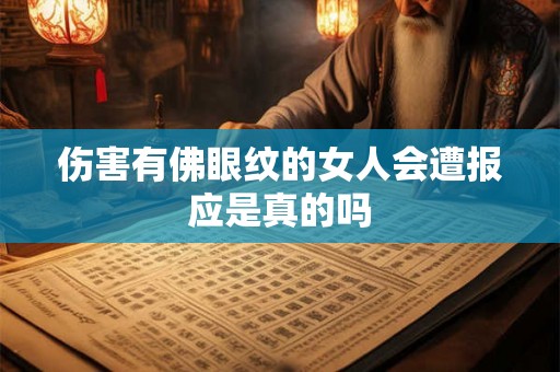 伤害有佛眼纹的女人会遭报应是真的吗 伤害有佛眼纹的女人会遭报应是真的吗