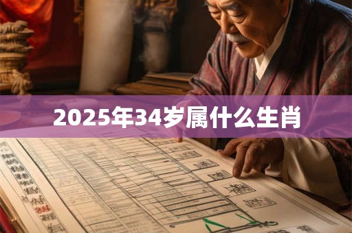 2025年34岁属什么生肖 2025年34岁属什么生肖