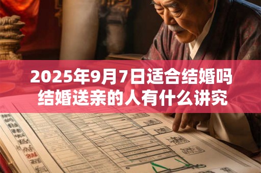 2025年9月7日适合结婚吗 结婚送亲的人有什么讲究 2025年9月7日适合结婚吗 结婚送亲的人有什么讲究