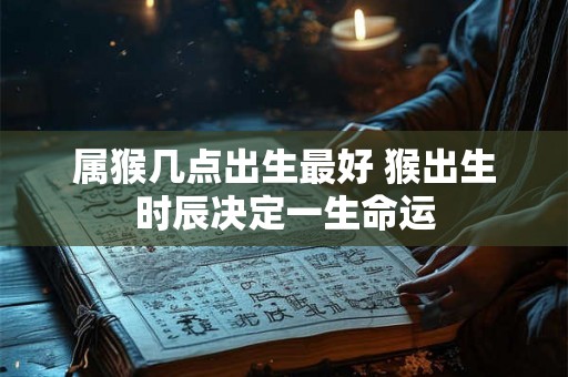 属猴几点出生最好 猴出生时辰决定一生命运 属猴几点出生最好 猴出生时辰决定一生命运