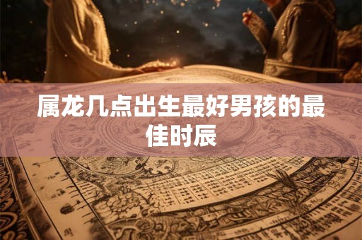 属龙几点出生最好男孩的最佳时辰 属龙几点出生最好男孩的最佳时辰