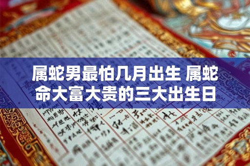 属蛇男最怕几月出生 属蛇命大富大贵的三大出生日 属蛇男最怕几月出生 属蛇命大富大贵的三大出生日