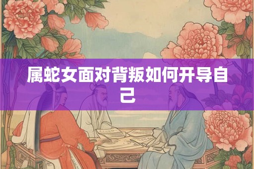 属蛇女面对背叛如何开导自己