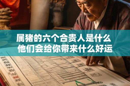 属猪的六个合贵人是什么 他们会给你带来什么好运