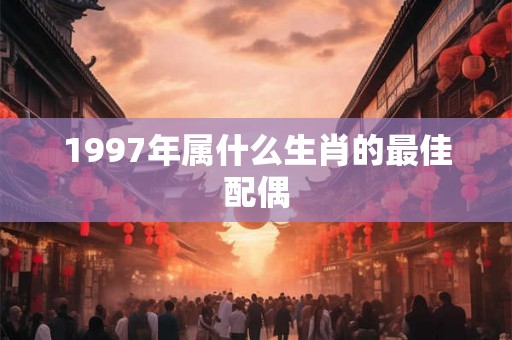 1997年属什么生肖的最佳配偶 1997年属什么生肖的最佳配偶